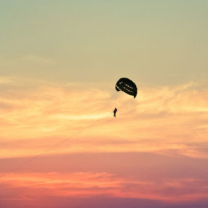 Parachuting Person