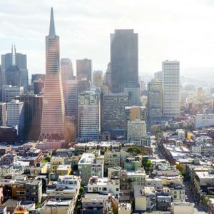 San Francisco Dreamforce skyline